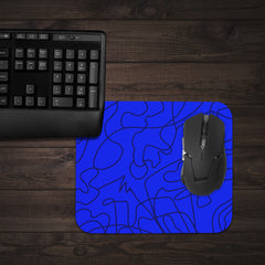 Blue Abstract Mousepad