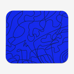 Blue Abstract Mousepad