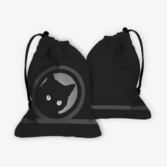 Lucky Black Cat Dice Bag