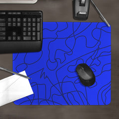 Blue Abstract Mousepad