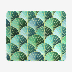 Ocean Inspired Art Deco Scales Mousepad