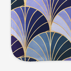 Ocean Inspired Art Deco Scales Mousepad