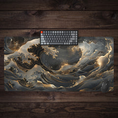 Gold Wave Extended Mousepad