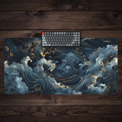 Dark Waves Extended Mousepad