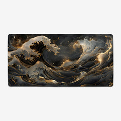 Gold Wave Extended Mousepad