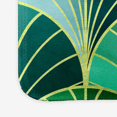 Ocean Inspired Art Deco Scales Mousepad