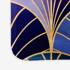 Ocean Inspired Art Deco Scales Mousepad