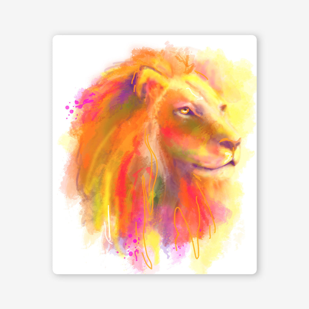 Painted Lion Two Player Mat