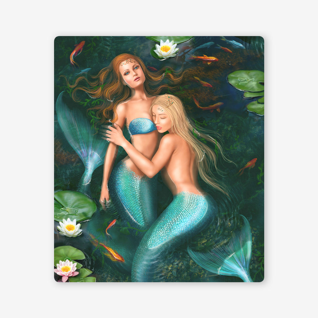 Two Mermaids Two Player Mat