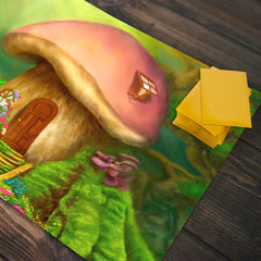 Mushroom Cottage Playmat