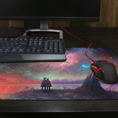 Together Through the Shifting Tides Thin Desk Mat