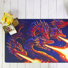 City of Fire Playmat - Michael Lang - Lifestyle 