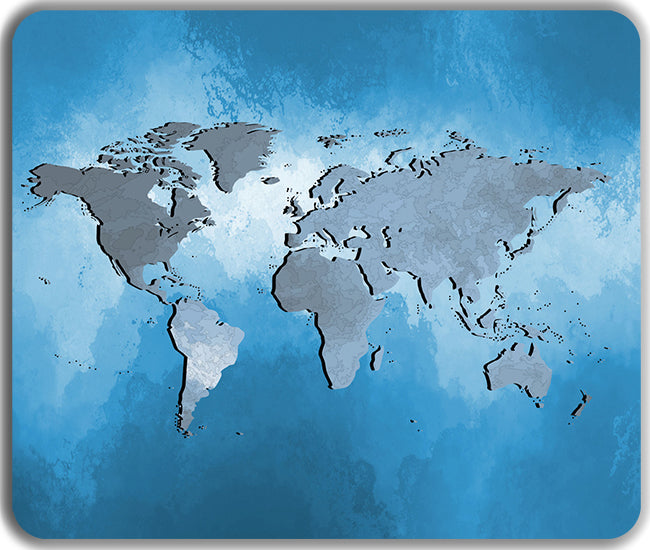 World Map Mousepad - Carbon Beaver - Mockup - 01