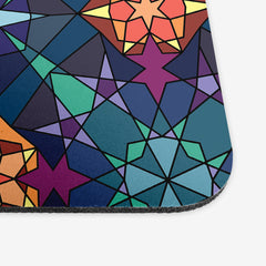 Abstract Stars Mousepad - Inked Gaming - HD - Corner - Blue