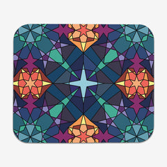Abstract Stars Mousepad - Inked Gaming - HD - Mockup - Blue
