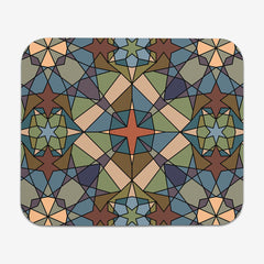 Abstract Stars Mousepad - Inked Gaming - HD - Mockup - Green