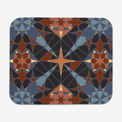 Abstract Stars Mousepad - Inked Gaming - HD - Mockup - Orange