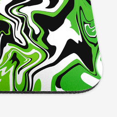 Gradient Liquid Mousepad - Inked Gaming - HD - Corner - Green