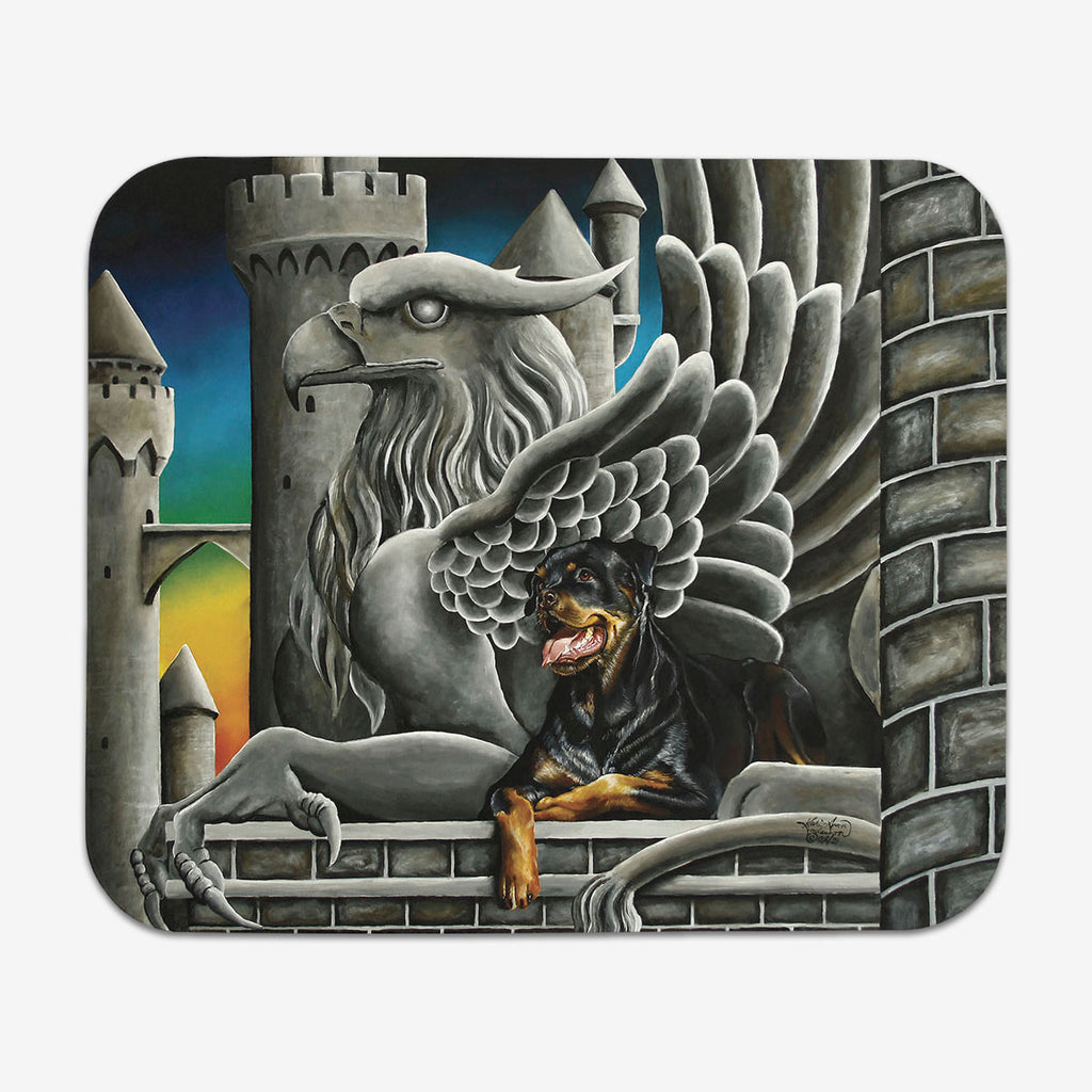 Castle Rottweiler Mousepad
