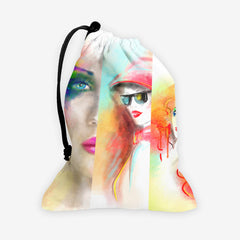Abstract Portrait Women Dice Bag