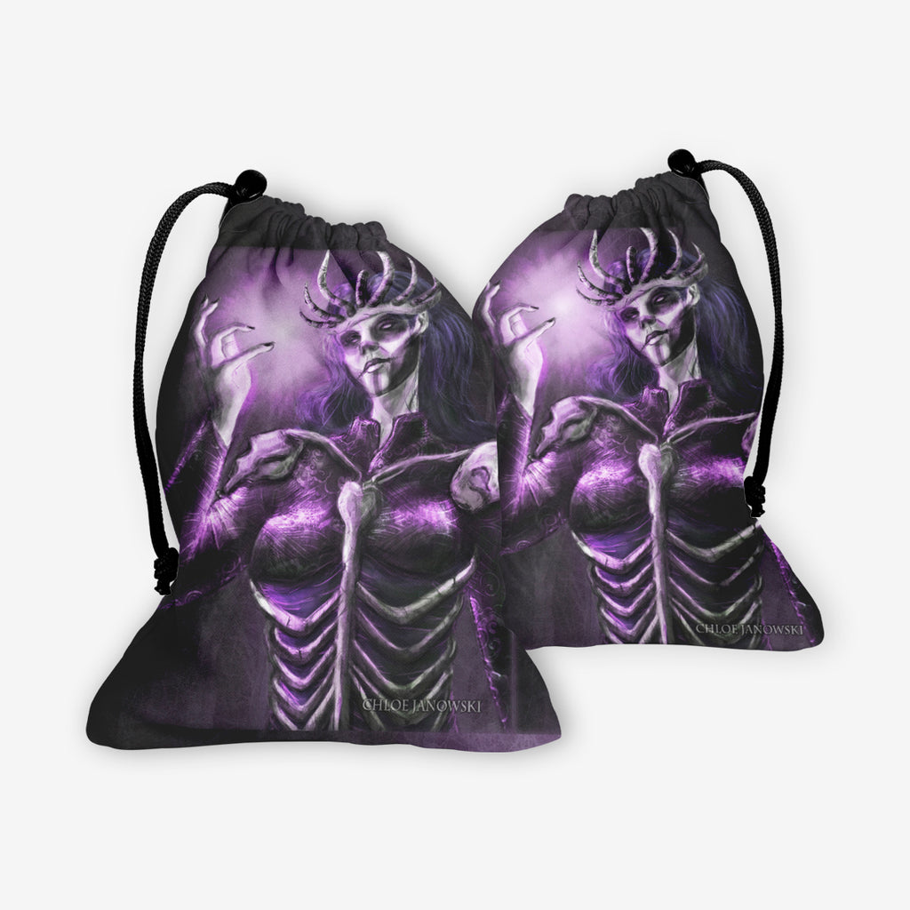 Necromancer Dice Bag - Chloe Janowski - Mockup