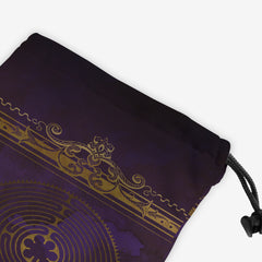 Labyrinth Dice Bag - Mythic Mats - Corner - Purple 