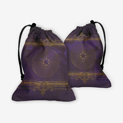 Labyrinth Dice Bag - Mythic Mats - Mockup - Purple - FB