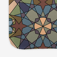 Abstract Stars Mousepad - Inked Gaming - HD - Corner - Green - 051