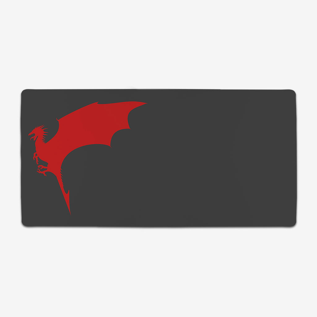 Silhouette Red Dragon XL Extended Mousepad