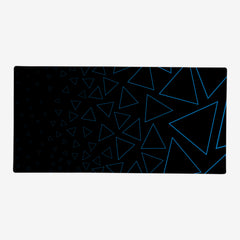 Abstract Triangular Extended Mousepad - JerenVids - Mockup - Darkness - 53