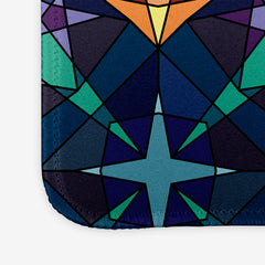 Abstract Stars Mousepad - Inked Gaming - HD - Corner - Blue - 09