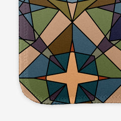 Abstract Stars Mousepad - Inked Gaming - HD - Corner - Green - 09