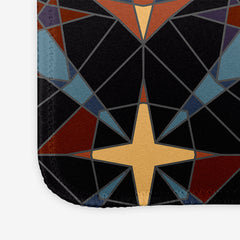 Abstract Stars Mousepad - Inked Gaming - HD - Corner - Orange - 09