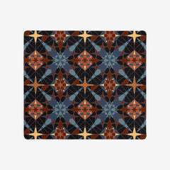 Abstract Stars Mousepad - Inked Gaming - HD - Mockup - Orange - 09