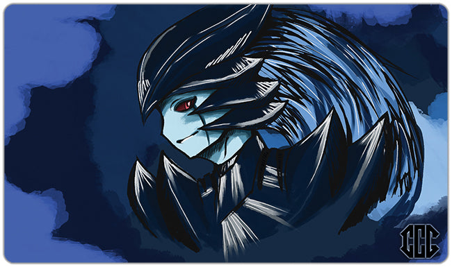 Elemental Hero Shadowmist Playmat - Casual Card Gamer - Mockup