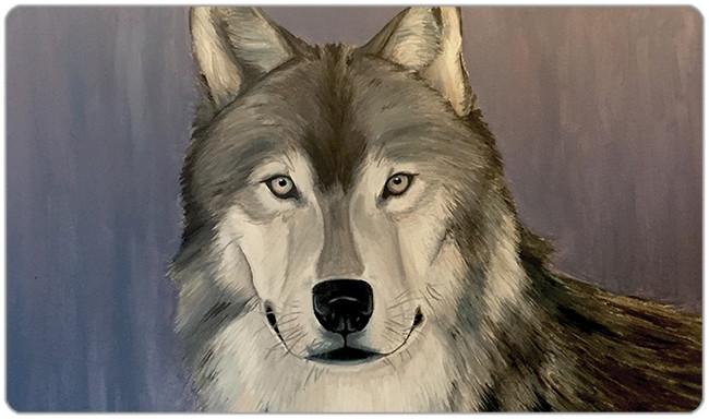 Marker Wolf Playmat - Danielle Greene - Mockup