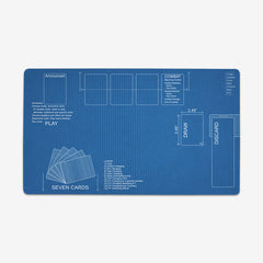Blueprint Playmat - Flinxz - Mockup - Blue - Alternate