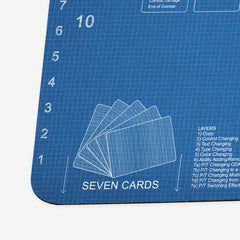 Blueprint Playmat - Flinxz - Corner - Blue