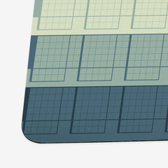 Color Grid Playmat - Huy Tran - Corner - WiseBlue