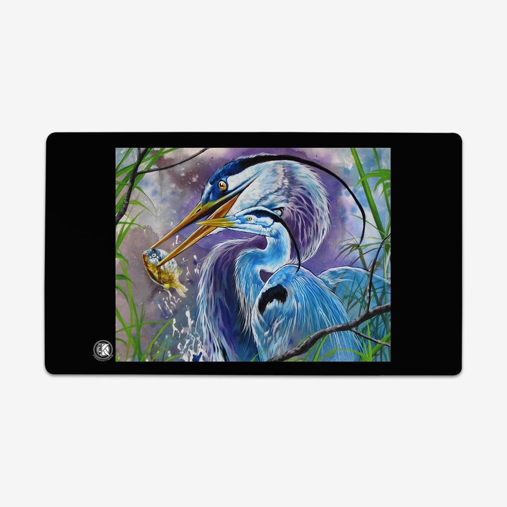 Heron Fishing Playmat - King Productions - Mockup