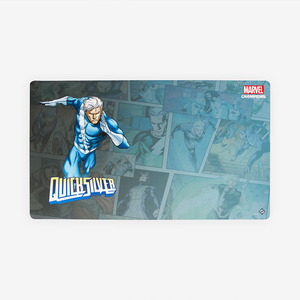 Marvel Game Mat: Quicksliver - Asmodee USA - Mockup