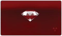 Seamless Diamond Playmat - Crimson Yeti - Mockup - Red