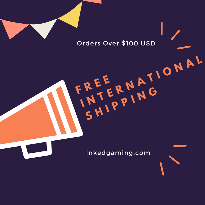 International Free Shipping Promotion! Inked Gaming