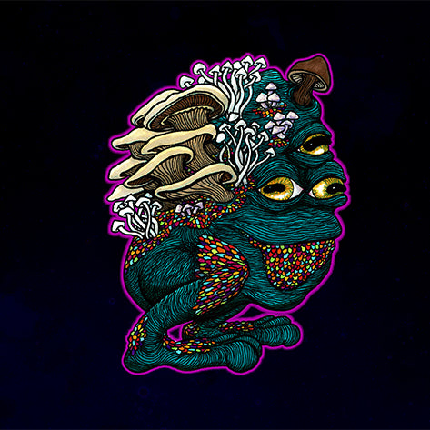 Art: Fungi Frog
