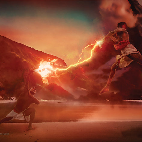 Art: Fighting With Lightning