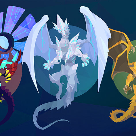 Art: Galaxy Blue and Gold