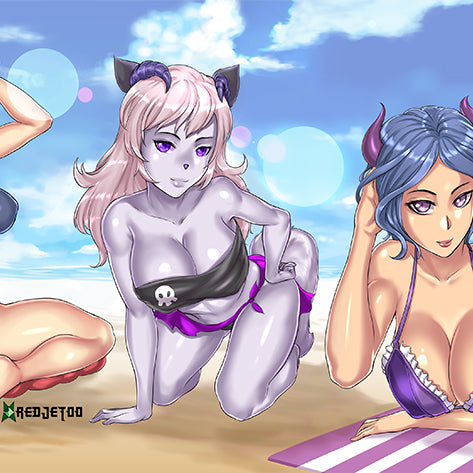 Art: JWP Mascots Summer REDJET00