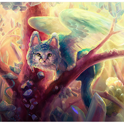 Art: Catbird In The Garden