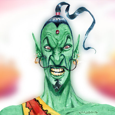Art: Angry Djinn