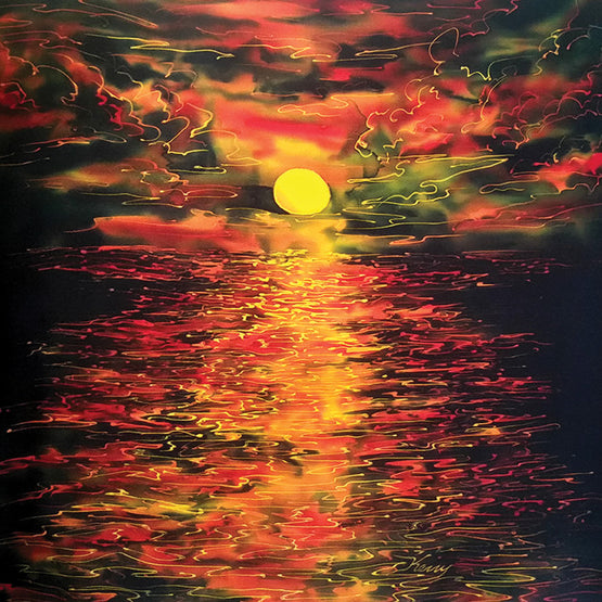 Art: Darkening Sunset